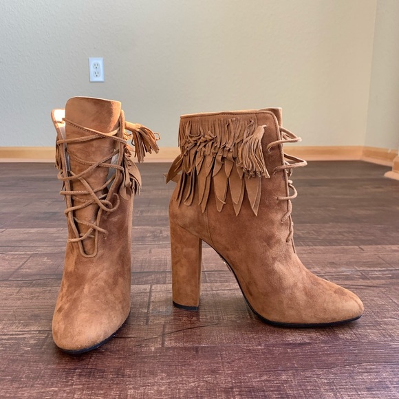 aquazzura lace up boots